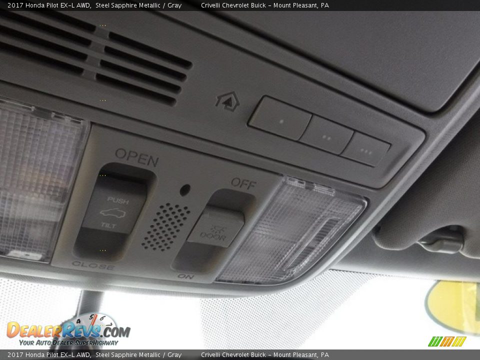 2017 Honda Pilot EX-L AWD Steel Sapphire Metallic / Gray Photo #30