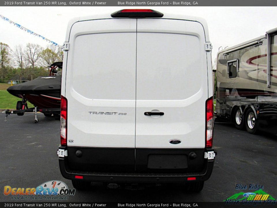 2019 Ford Transit Van 250 MR Long Oxford White / Pewter Photo #4