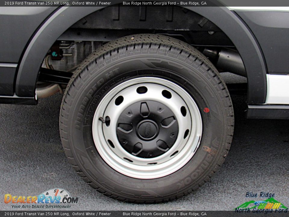 2019 Ford Transit Van 250 MR Long Oxford White / Pewter Photo #9