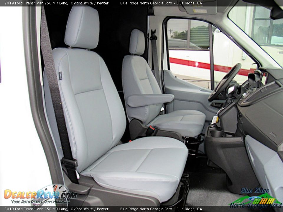 2019 Ford Transit Van 250 MR Long Oxford White / Pewter Photo #11