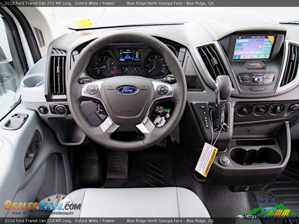 2019 Ford Transit Van 250 MR Long Oxford White / Pewter Photo #15