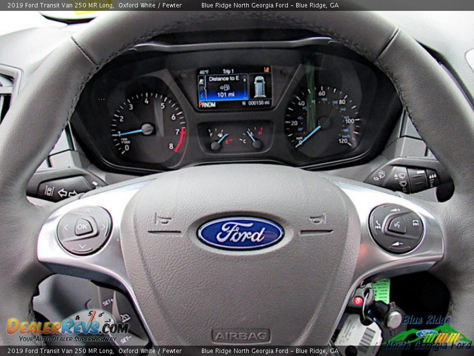 2019 Ford Transit Van 250 MR Long Oxford White / Pewter Photo #18