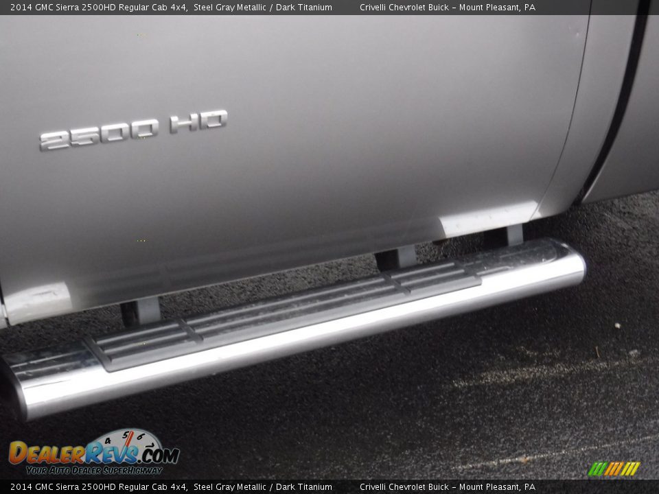2014 GMC Sierra 2500HD Regular Cab 4x4 Steel Gray Metallic / Dark Titanium Photo #3