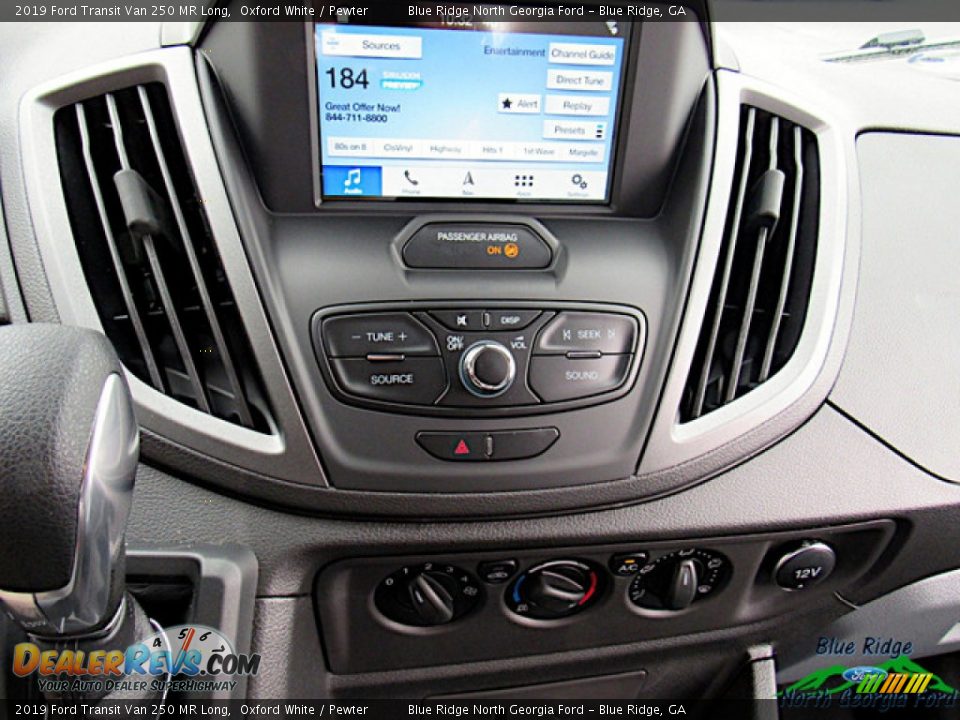2019 Ford Transit Van 250 MR Long Oxford White / Pewter Photo #20