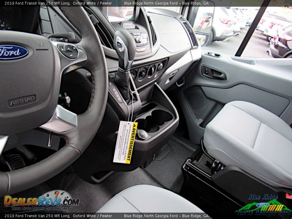 2019 Ford Transit Van 250 MR Long Oxford White / Pewter Photo #25