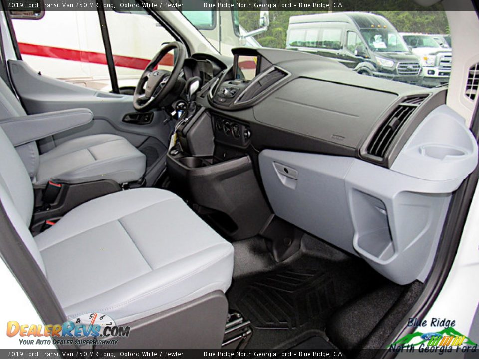 2019 Ford Transit Van 250 MR Long Oxford White / Pewter Photo #28