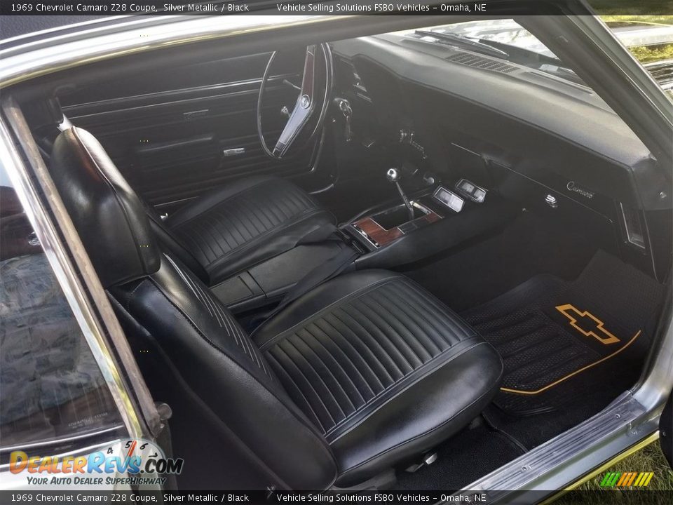 Black Interior - 1969 Chevrolet Camaro Z28 Coupe Photo #12