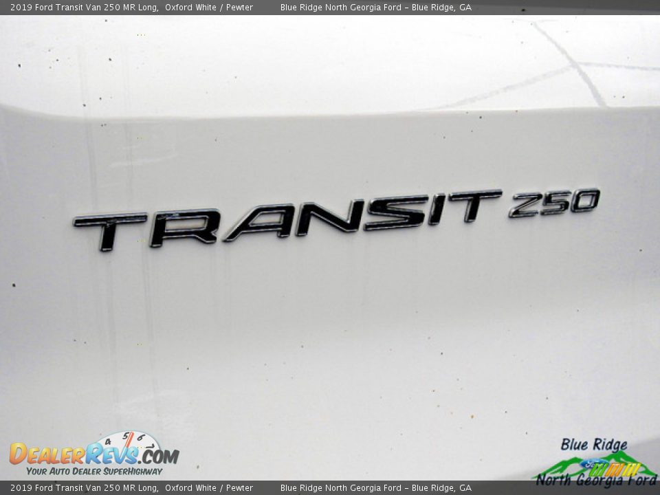 2019 Ford Transit Van 250 MR Long Oxford White / Pewter Photo #33