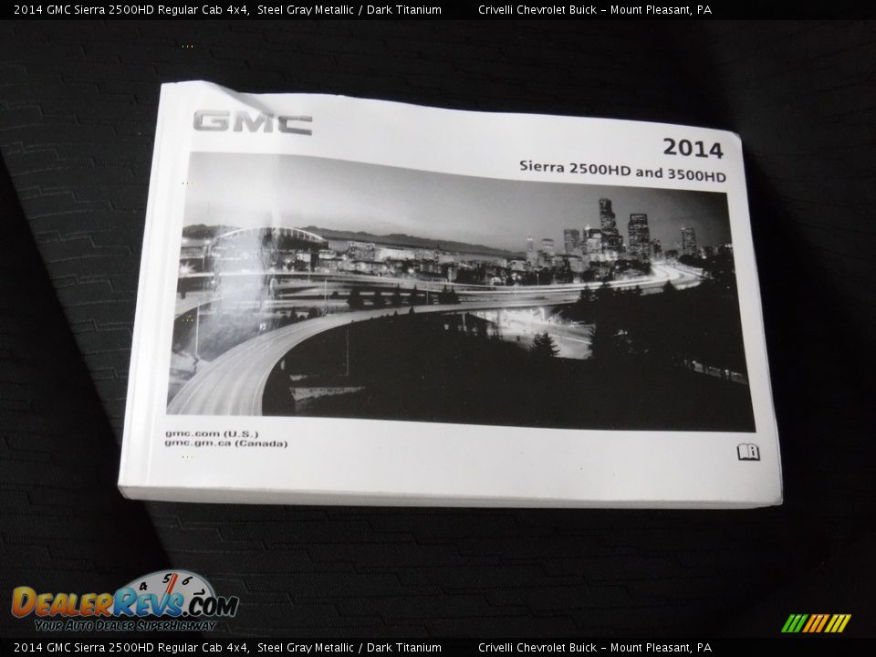 2014 GMC Sierra 2500HD Regular Cab 4x4 Steel Gray Metallic / Dark Titanium Photo #26