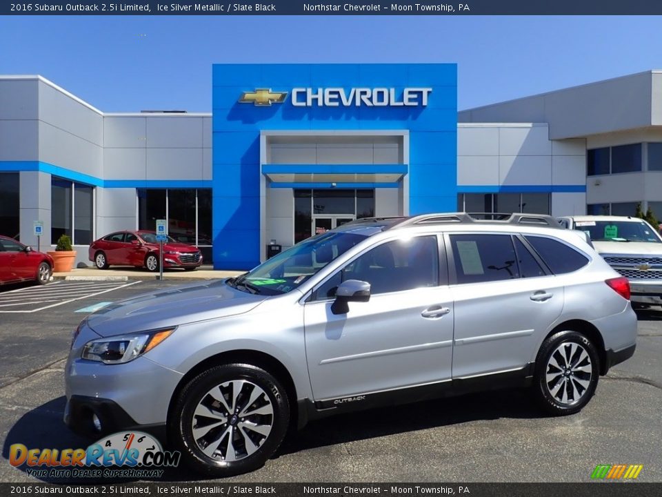 2016 Subaru Outback 2.5i Limited Ice Silver Metallic / Slate Black Photo #1