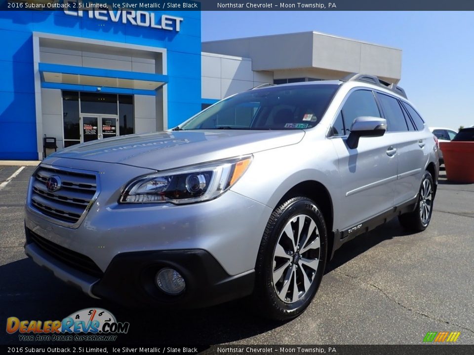 2016 Subaru Outback 2.5i Limited Ice Silver Metallic / Slate Black Photo #2