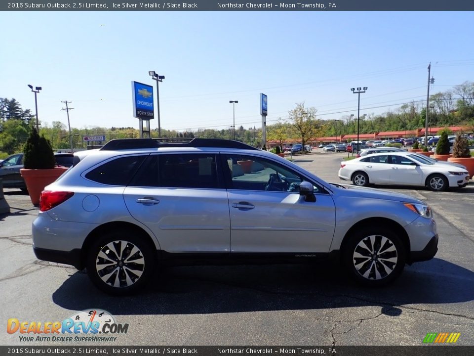 2016 Subaru Outback 2.5i Limited Ice Silver Metallic / Slate Black Photo #10