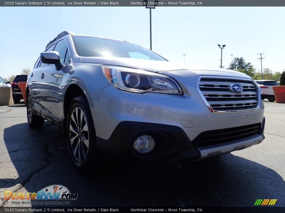 2016 Subaru Outback 2.5i Limited Ice Silver Metallic / Slate Black Photo #12