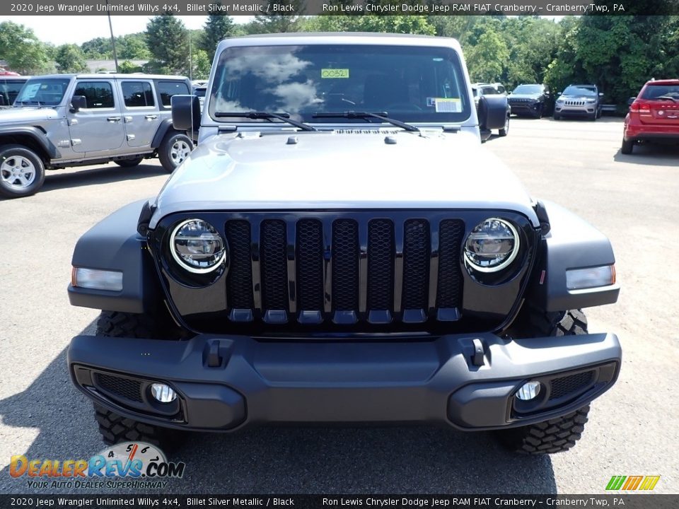 2020 Jeep Wrangler Unlimited Willys 4x4 Billet Silver Metallic / Black Photo #2