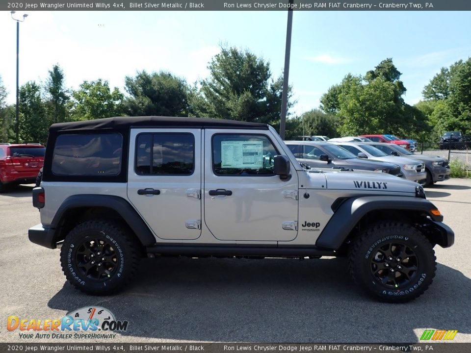 2020 Jeep Wrangler Unlimited Willys 4x4 Billet Silver Metallic / Black Photo #4