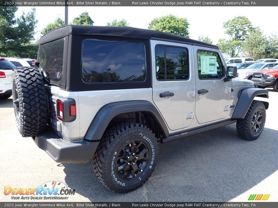 2020 Jeep Wrangler Unlimited Willys 4x4 Billet Silver Metallic / Black Photo #5