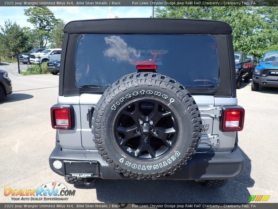 2020 Jeep Wrangler Unlimited Willys 4x4 Billet Silver Metallic / Black Photo #6