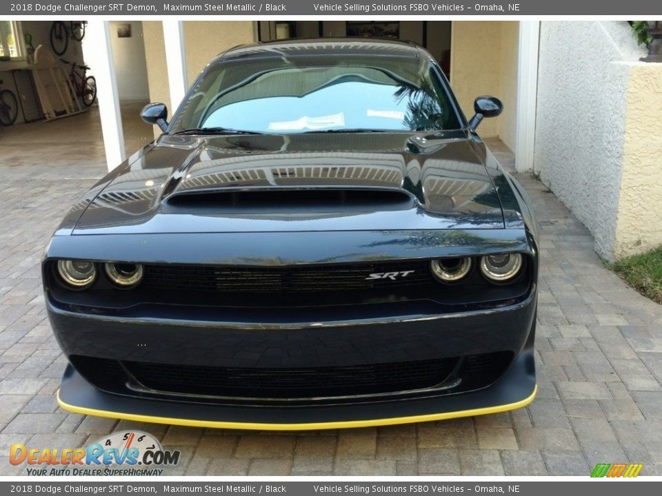 2018 Dodge Challenger SRT Demon Maximum Steel Metallic / Black Photo #13