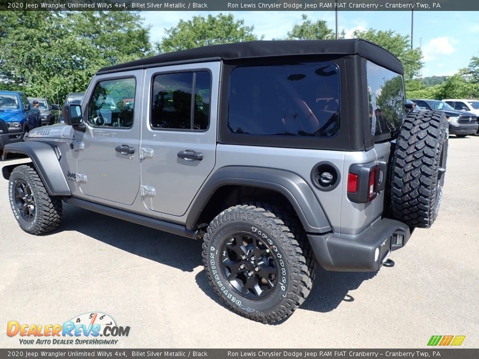 2020 Jeep Wrangler Unlimited Willys 4x4 Billet Silver Metallic / Black Photo #8
