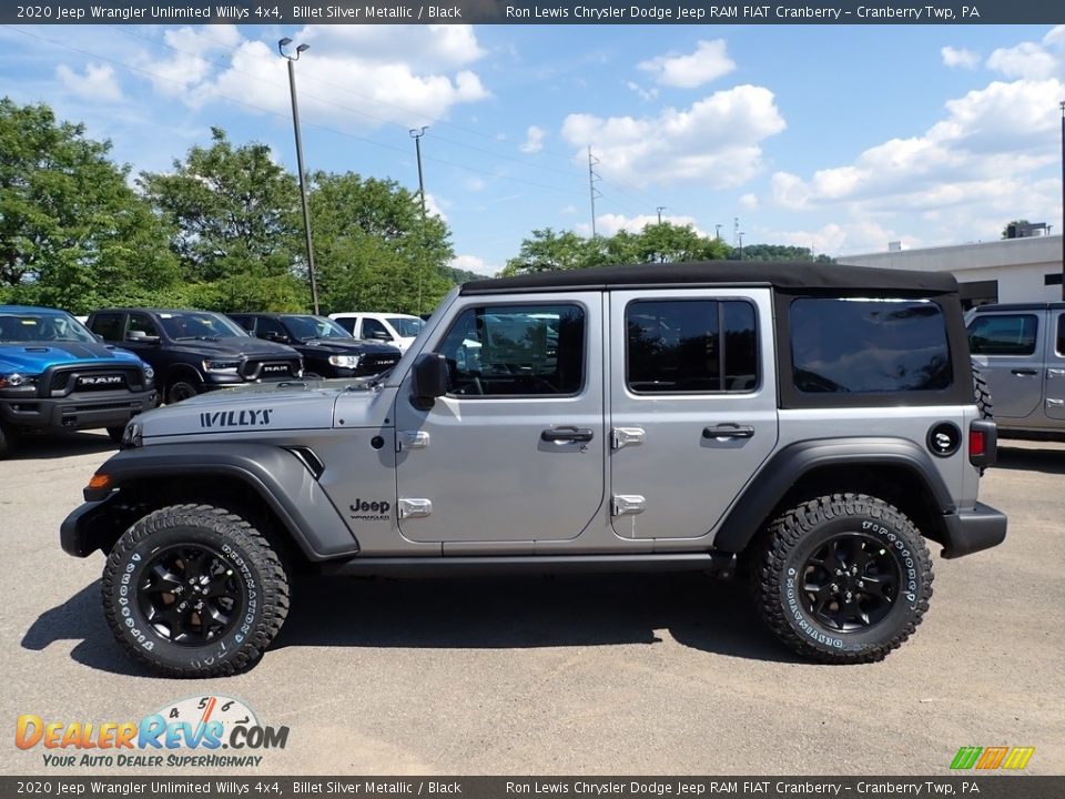 2020 Jeep Wrangler Unlimited Willys 4x4 Billet Silver Metallic / Black Photo #9