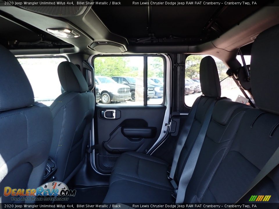 2020 Jeep Wrangler Unlimited Willys 4x4 Billet Silver Metallic / Black Photo #13