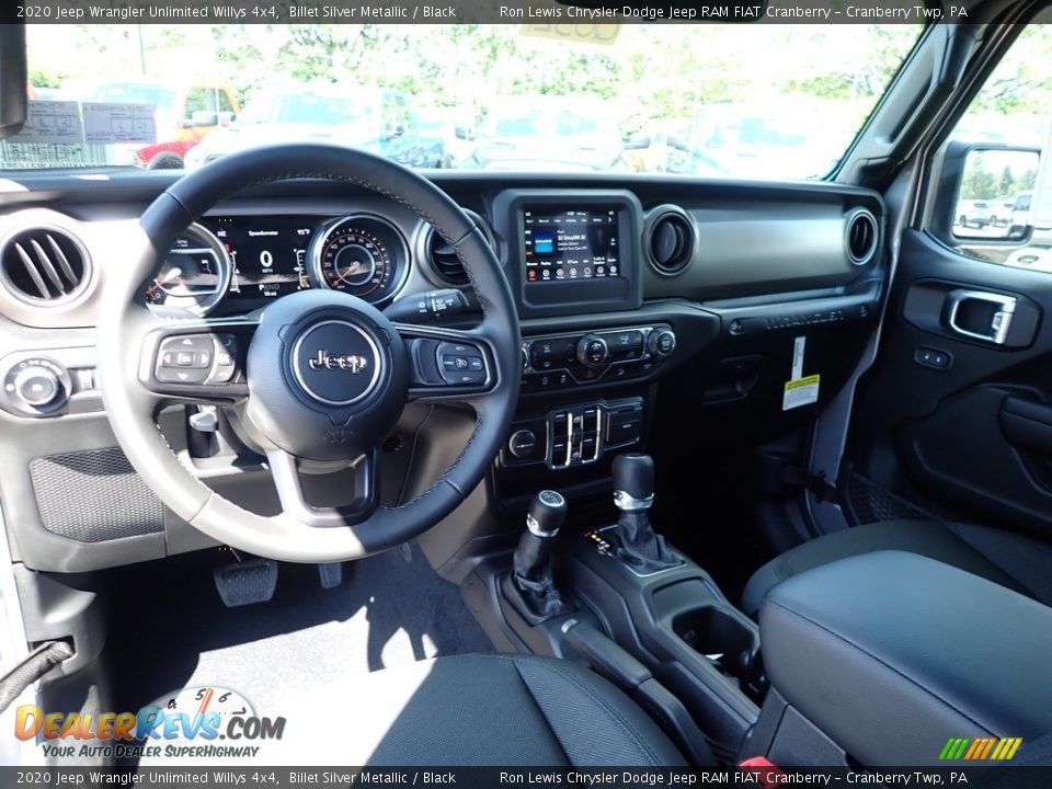 2020 Jeep Wrangler Unlimited Willys 4x4 Billet Silver Metallic / Black Photo #14