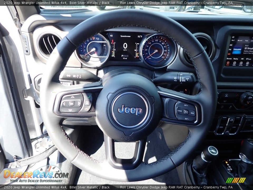 2020 Jeep Wrangler Unlimited Willys 4x4 Billet Silver Metallic / Black Photo #16