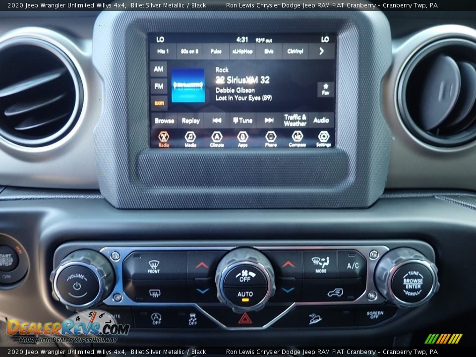 2020 Jeep Wrangler Unlimited Willys 4x4 Billet Silver Metallic / Black Photo #18