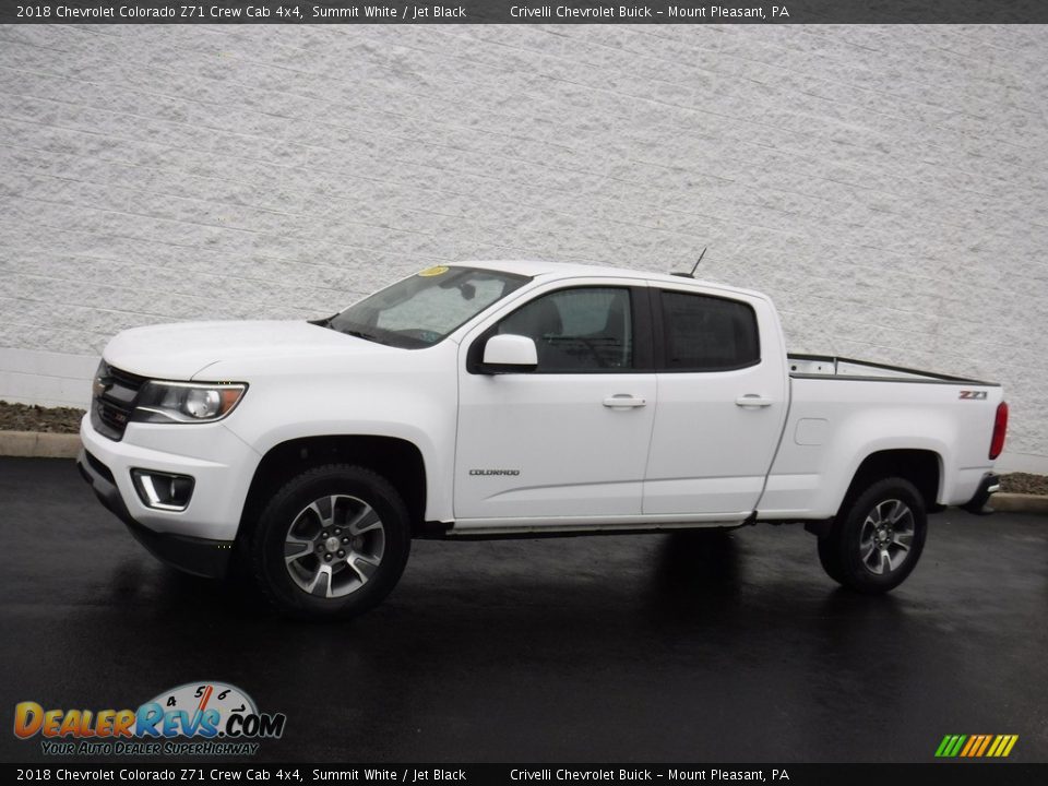 2018 Chevrolet Colorado Z71 Crew Cab 4x4 Summit White / Jet Black Photo #2