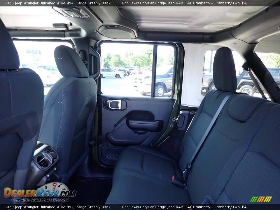2020 Jeep Wrangler Unlimited Willys 4x4 Sarge Green / Black Photo #13