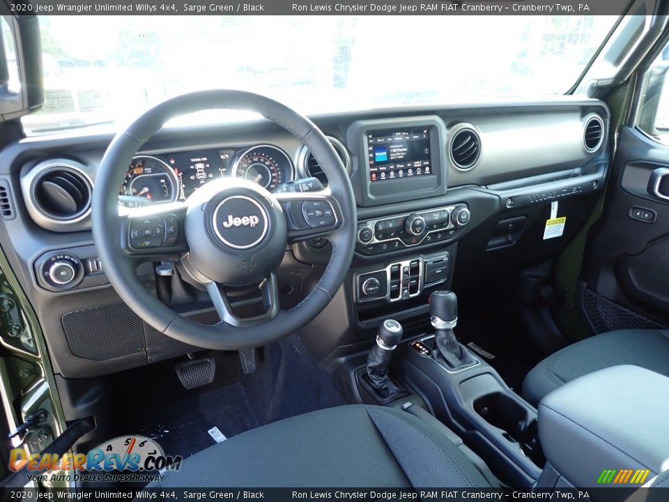 2020 Jeep Wrangler Unlimited Willys 4x4 Sarge Green / Black Photo #14
