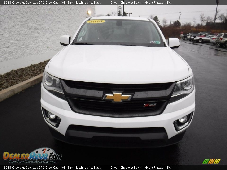 2018 Chevrolet Colorado Z71 Crew Cab 4x4 Summit White / Jet Black Photo #5