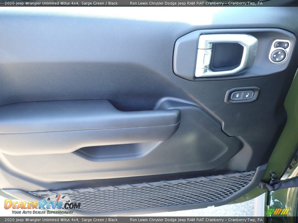 2020 Jeep Wrangler Unlimited Willys 4x4 Sarge Green / Black Photo #15