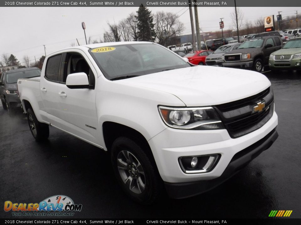 2018 Chevrolet Colorado Z71 Crew Cab 4x4 Summit White / Jet Black Photo #6