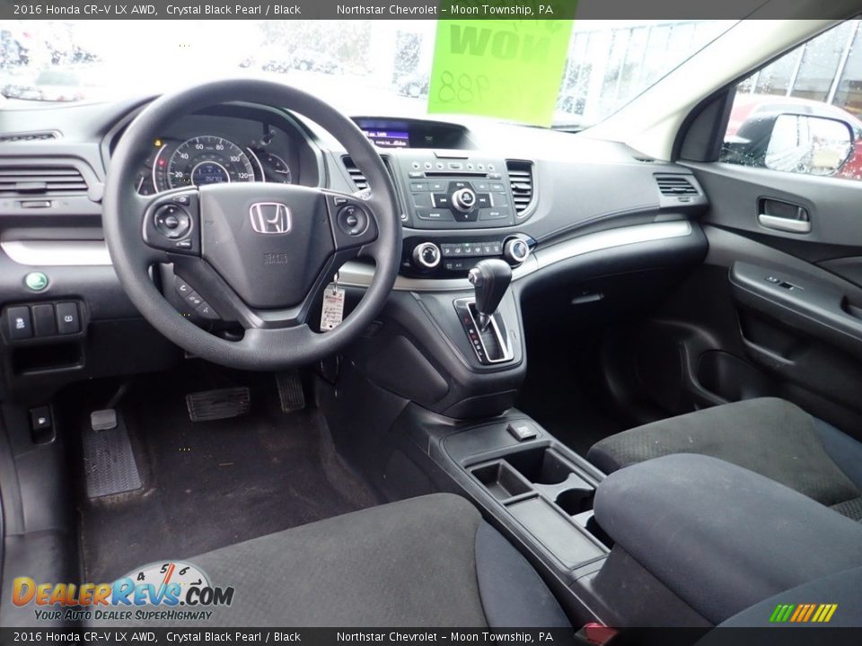 2016 Honda CR-V LX AWD Crystal Black Pearl / Black Photo #22