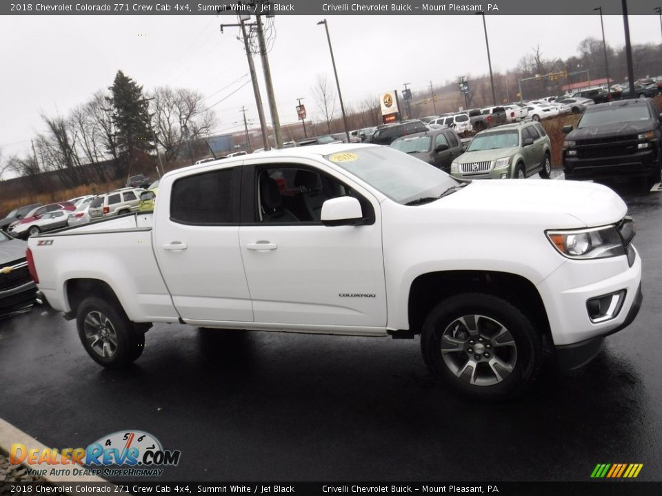 2018 Chevrolet Colorado Z71 Crew Cab 4x4 Summit White / Jet Black Photo #7