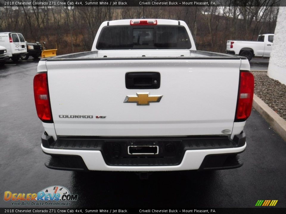 2018 Chevrolet Colorado Z71 Crew Cab 4x4 Summit White / Jet Black Photo #9