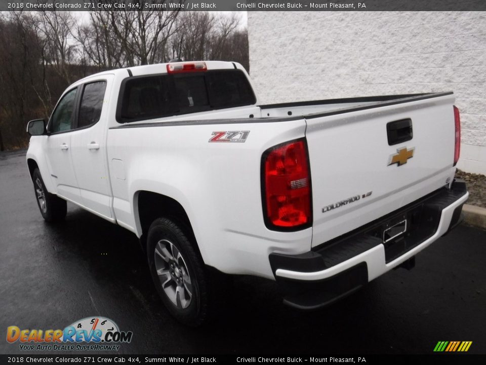 2018 Chevrolet Colorado Z71 Crew Cab 4x4 Summit White / Jet Black Photo #11