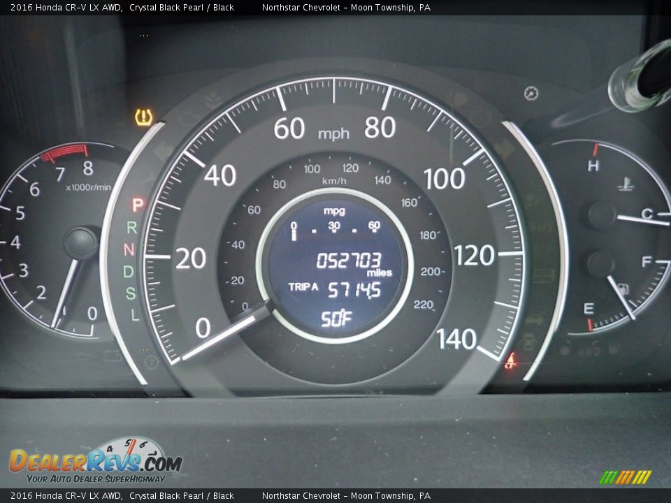2016 Honda CR-V LX AWD Crystal Black Pearl / Black Photo #29