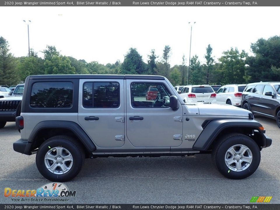 2020 Jeep Wrangler Unlimited Sport 4x4 Billet Silver Metallic / Black Photo #4