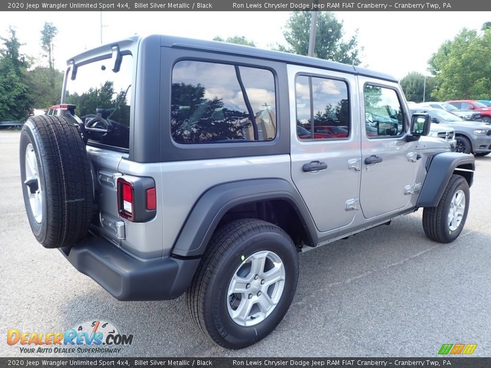 2020 Jeep Wrangler Unlimited Sport 4x4 Billet Silver Metallic / Black Photo #5