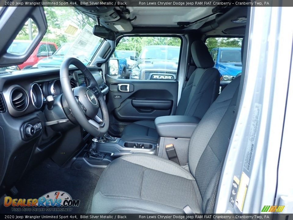 2020 Jeep Wrangler Unlimited Sport 4x4 Billet Silver Metallic / Black Photo #12
