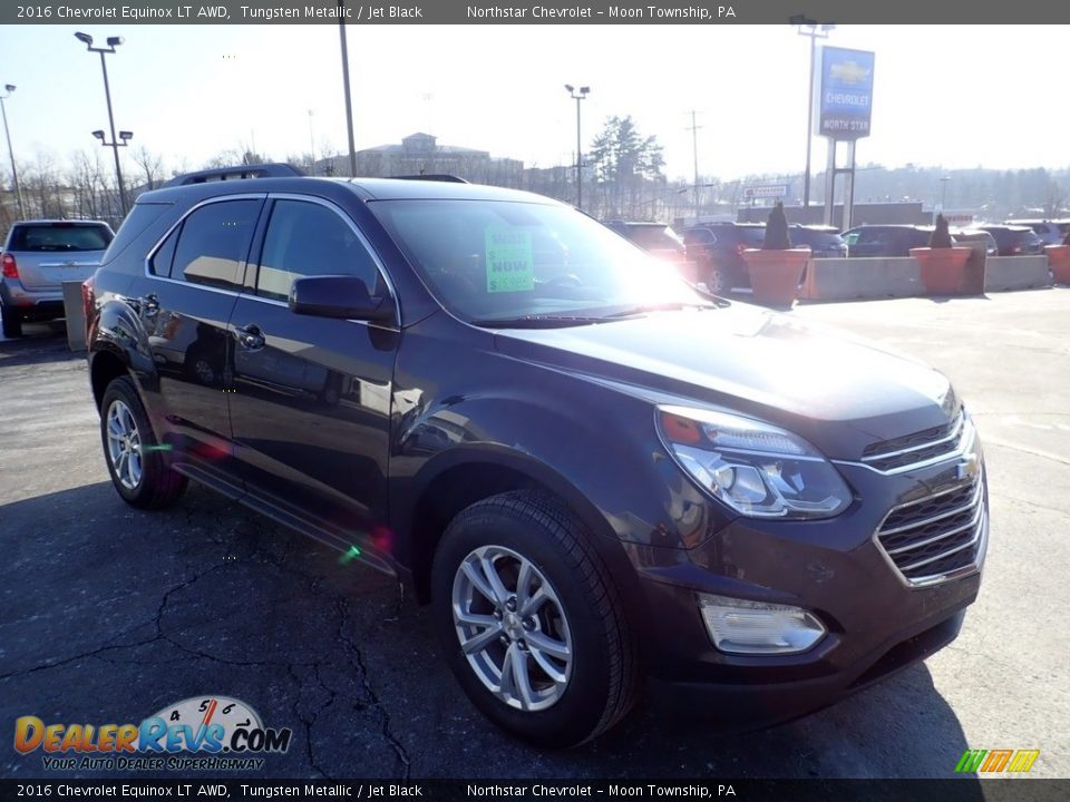 2016 Chevrolet Equinox LT AWD Tungsten Metallic / Jet Black Photo #10