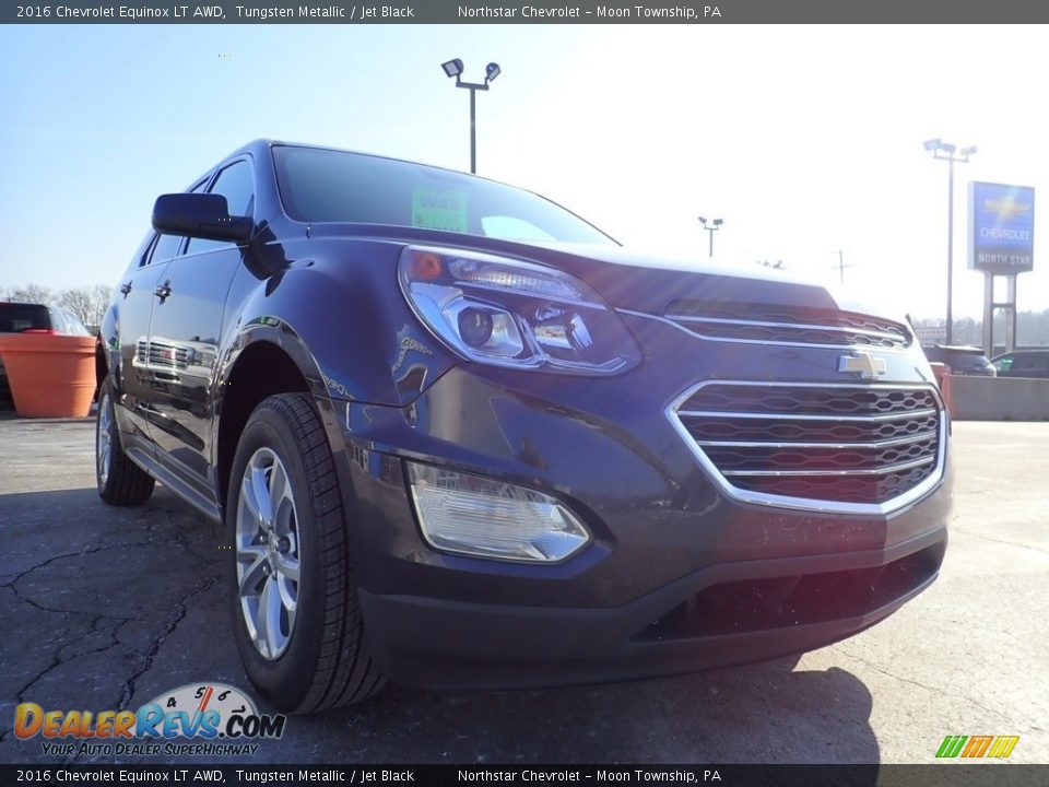 2016 Chevrolet Equinox LT AWD Tungsten Metallic / Jet Black Photo #11
