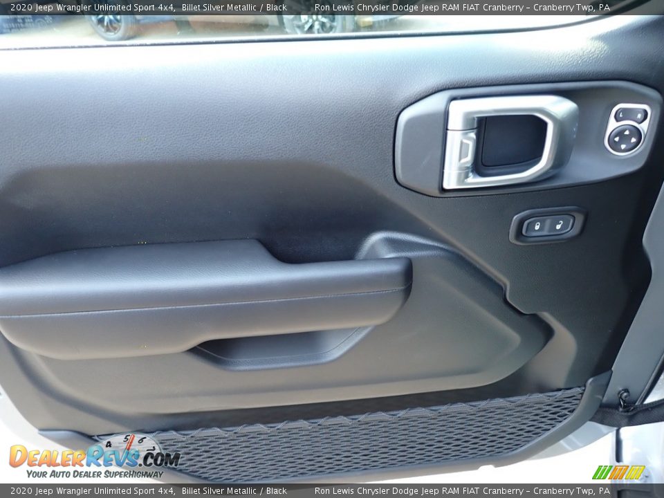 2020 Jeep Wrangler Unlimited Sport 4x4 Billet Silver Metallic / Black Photo #15
