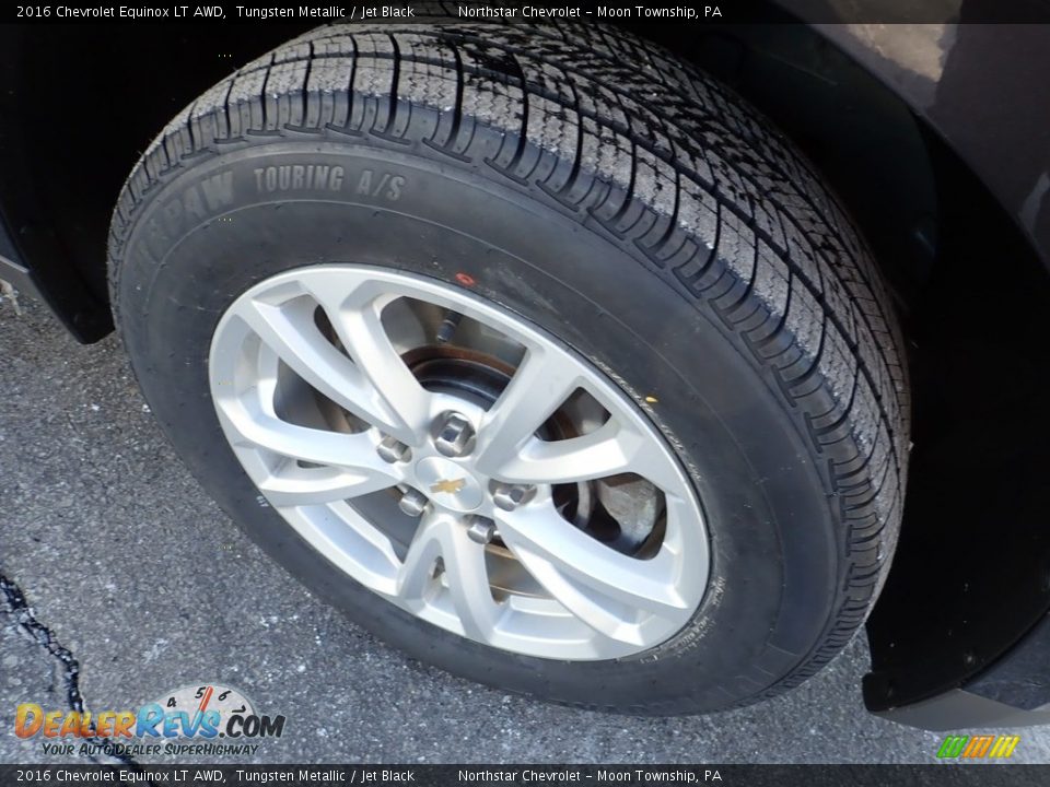 2016 Chevrolet Equinox LT AWD Tungsten Metallic / Jet Black Photo #13