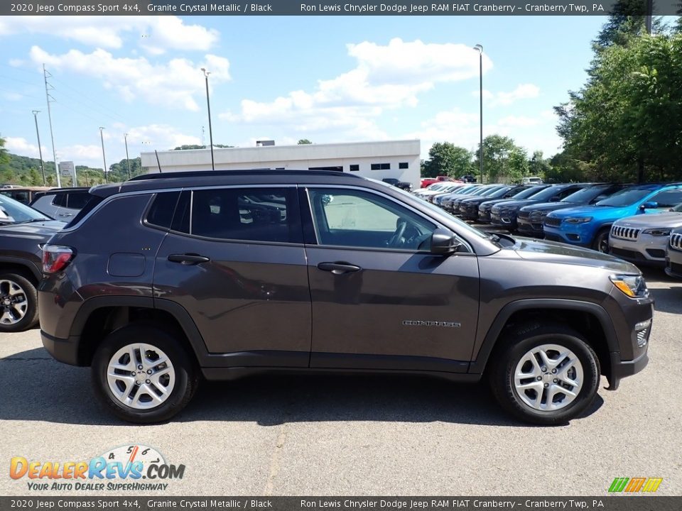 2020 Jeep Compass Sport 4x4 Granite Crystal Metallic / Black Photo #4