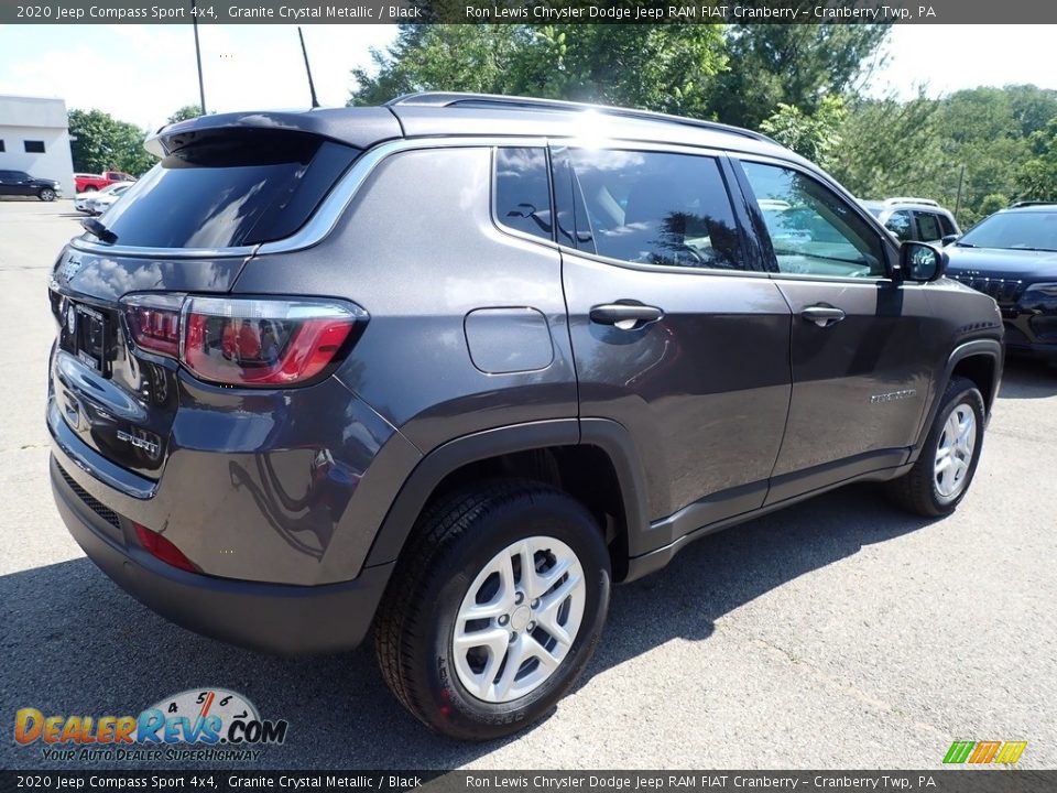 2020 Jeep Compass Sport 4x4 Granite Crystal Metallic / Black Photo #5