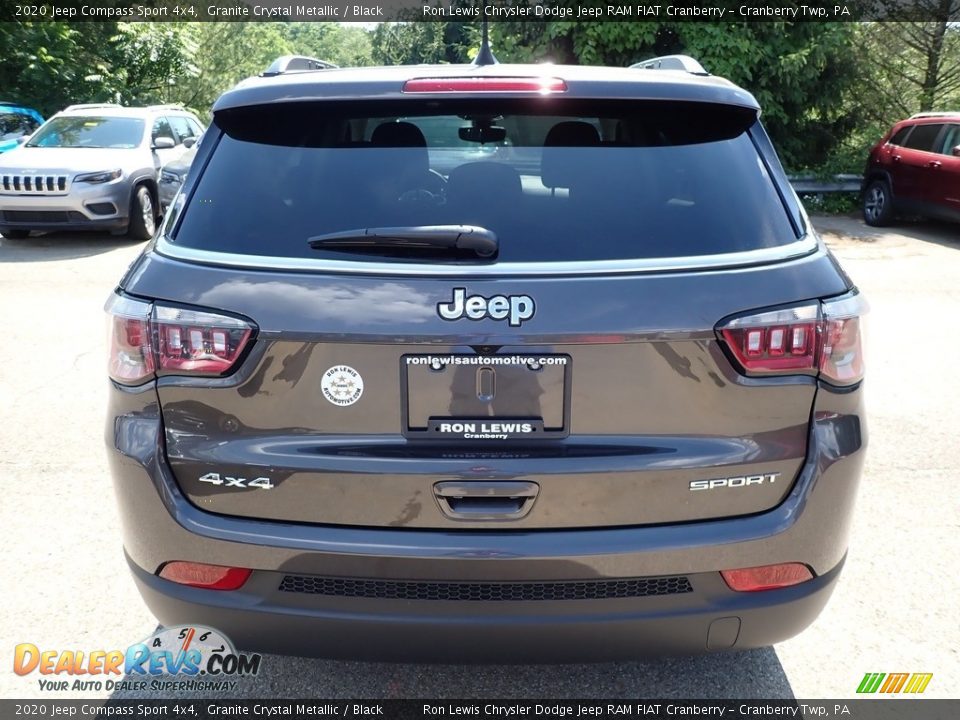 2020 Jeep Compass Sport 4x4 Granite Crystal Metallic / Black Photo #6