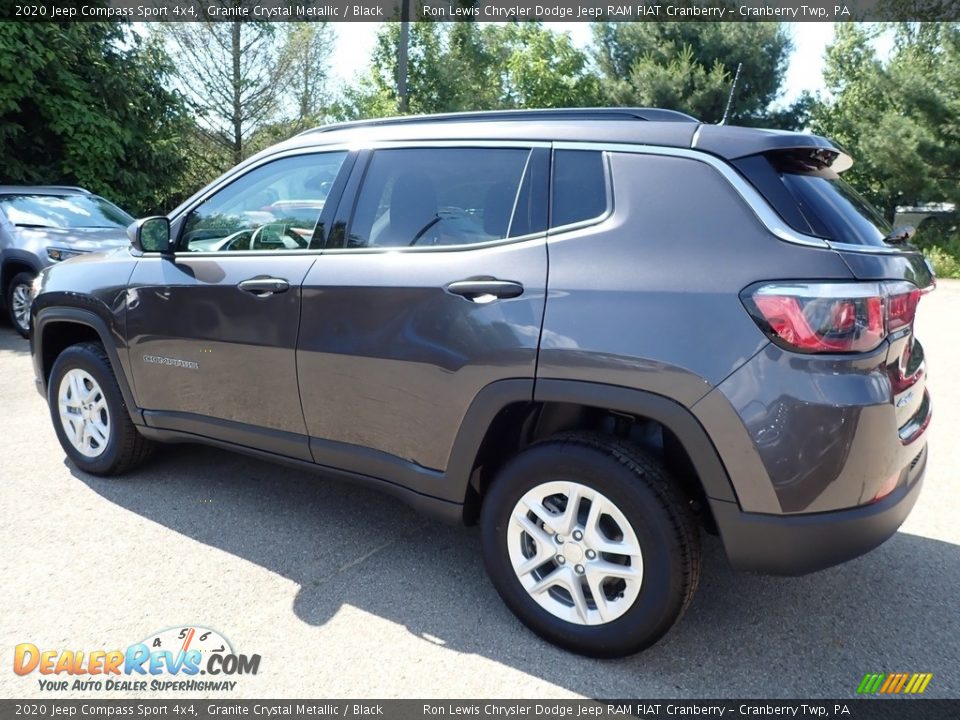 2020 Jeep Compass Sport 4x4 Granite Crystal Metallic / Black Photo #8